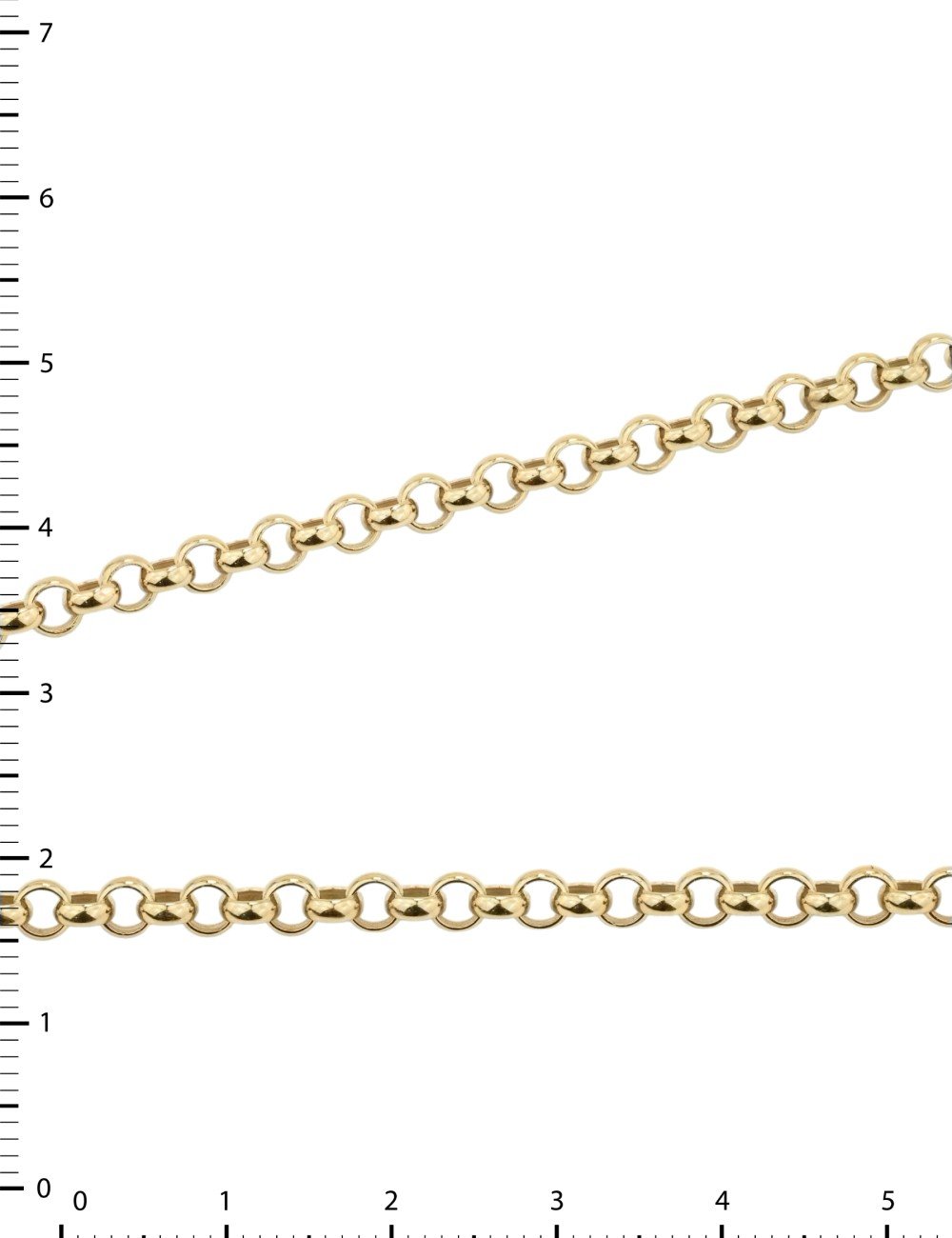 Цепь из лимонного золота