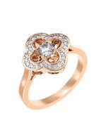 Кольцо из золота c бриллиантами