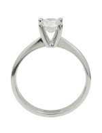 Кольцо из белого золота c бриллиантами