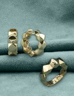 Серьги из лимонного золота