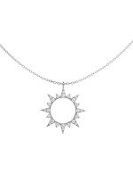 Колье из белого золота c бриллиантами