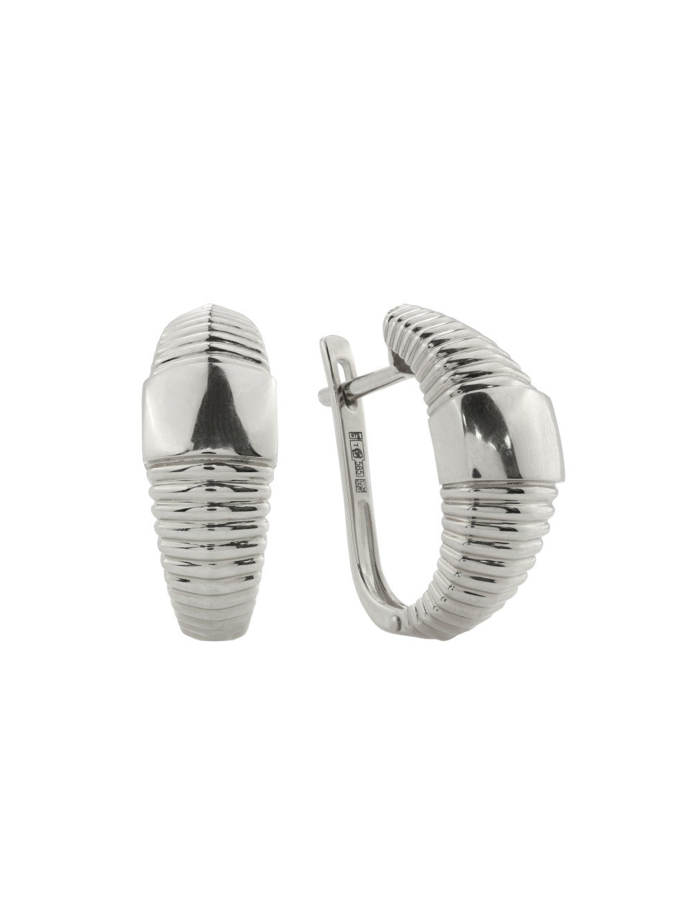 Серьги из белого золота