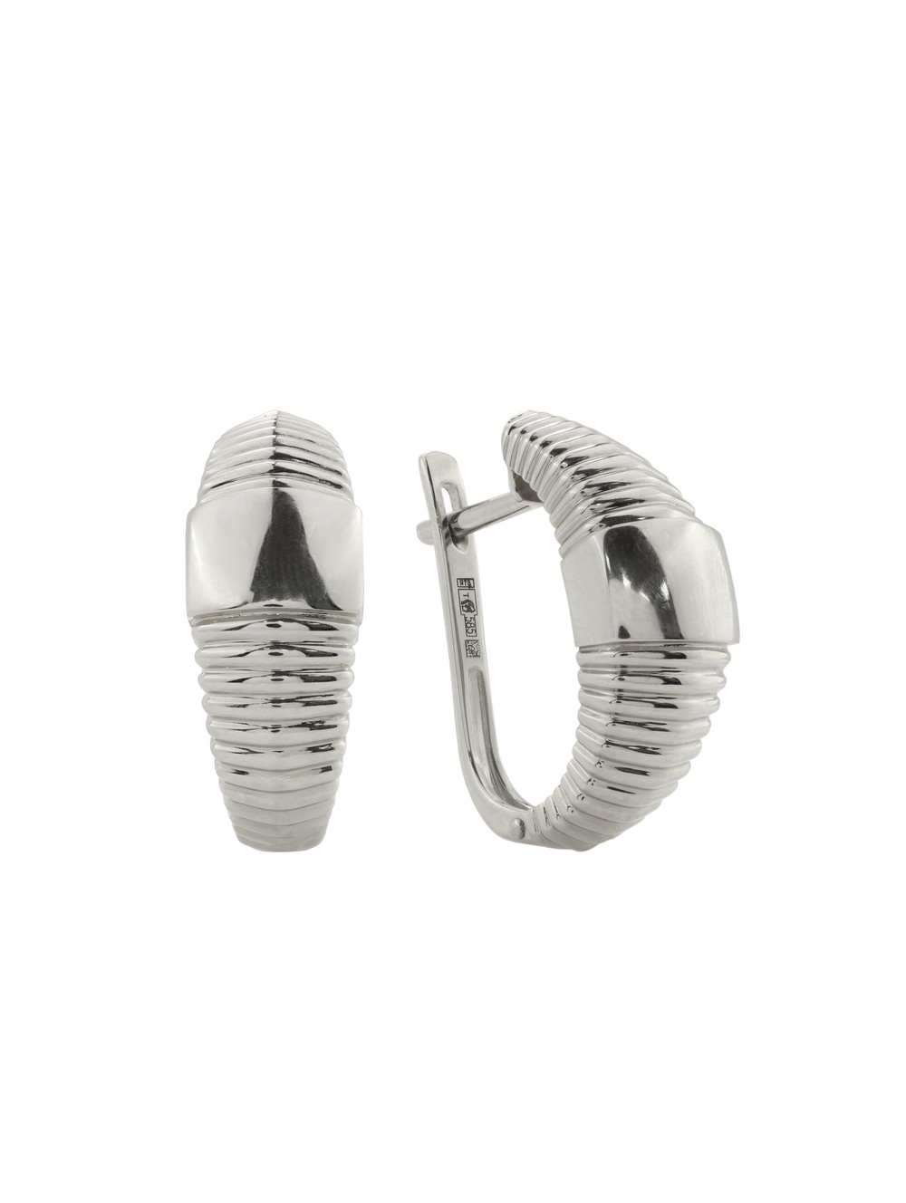 Серьги из белого золота 585 пробы