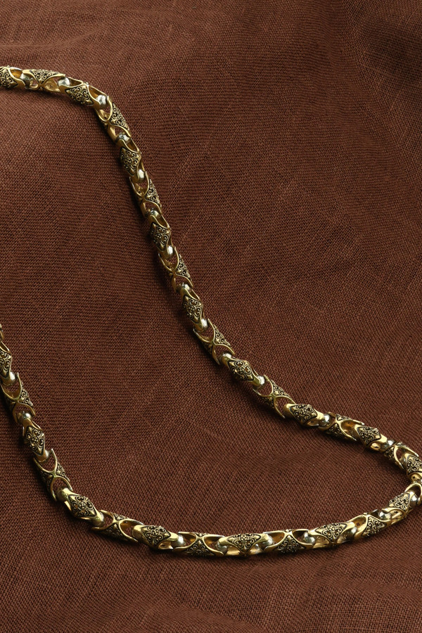 Цепь из лимонного золота 585 пробы