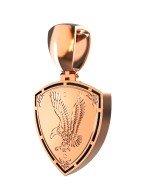 Подвеска из золота c бриллиантами и ониксом