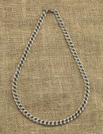 Цепь из серебра c рубином