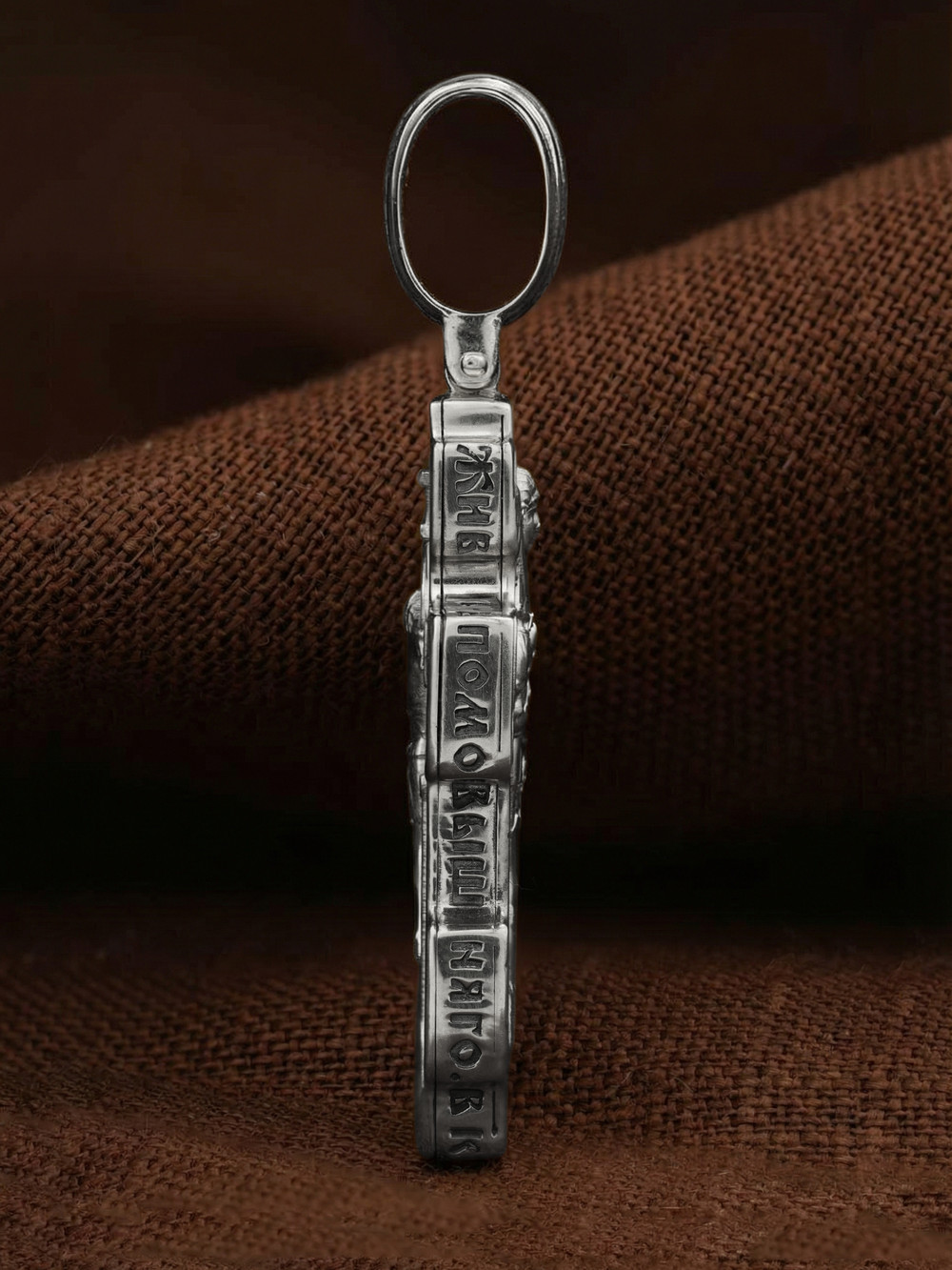 Крест из белого золота 585 пробы