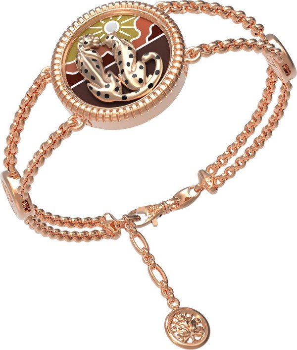 Браслет из золота c эмалью