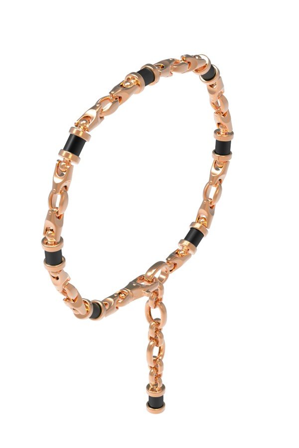 Браслет из золота c ониксом