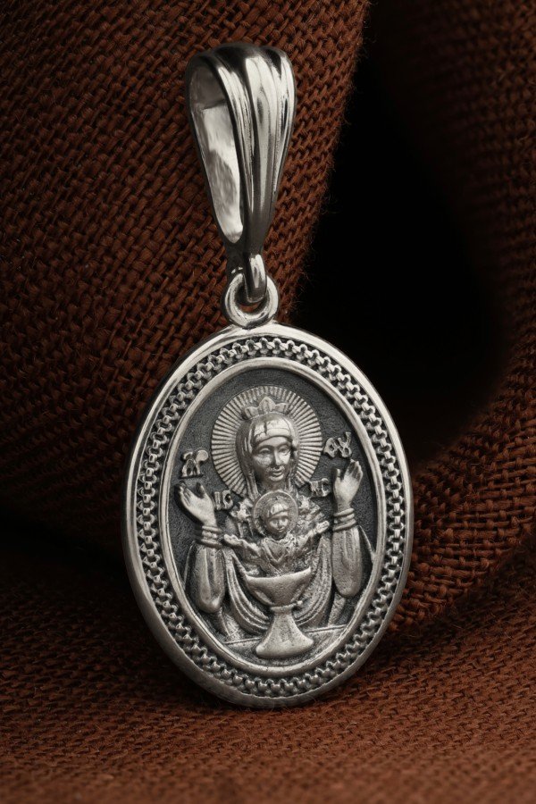 Образок из белого золота