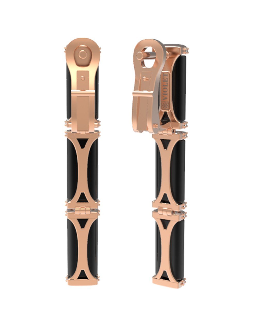 Серьги из золота c бриллиантами и ониксом