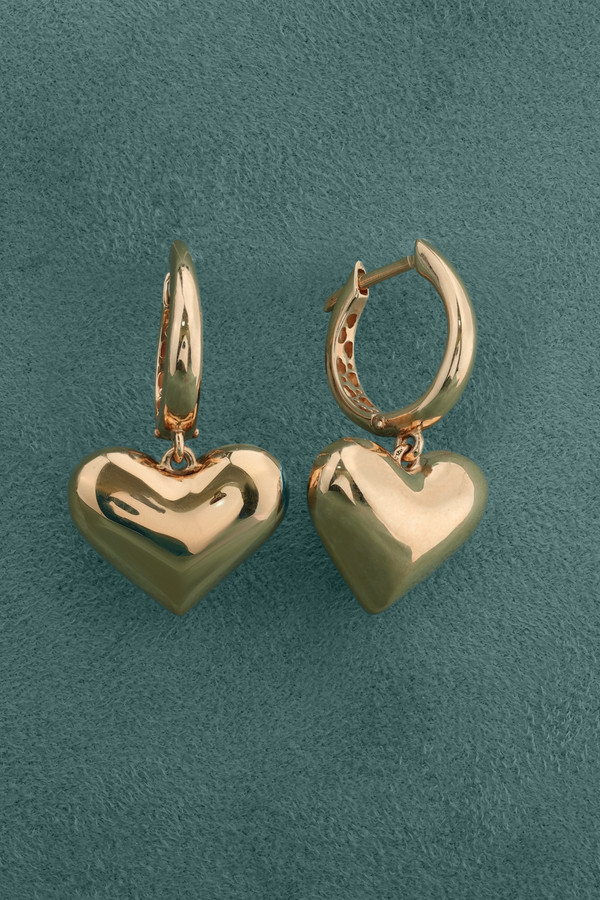 Серьги из красного золота 585 пробы