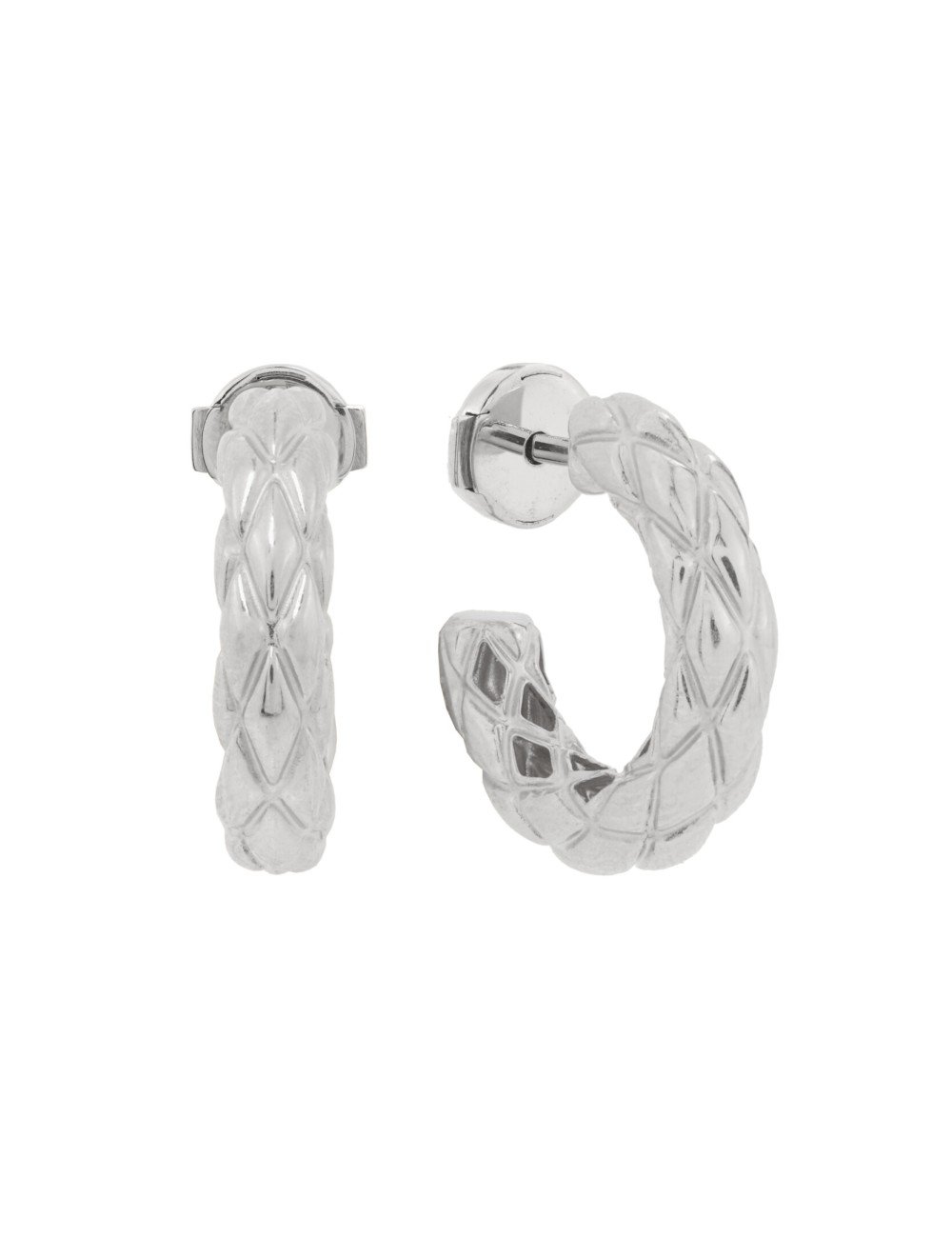 Серьги из белого золота