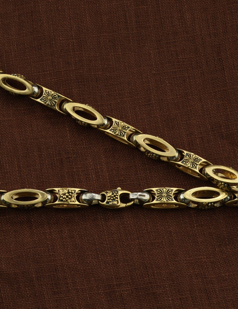 Цепь из лимонного золота