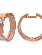 Серьги из золота c бриллиантами