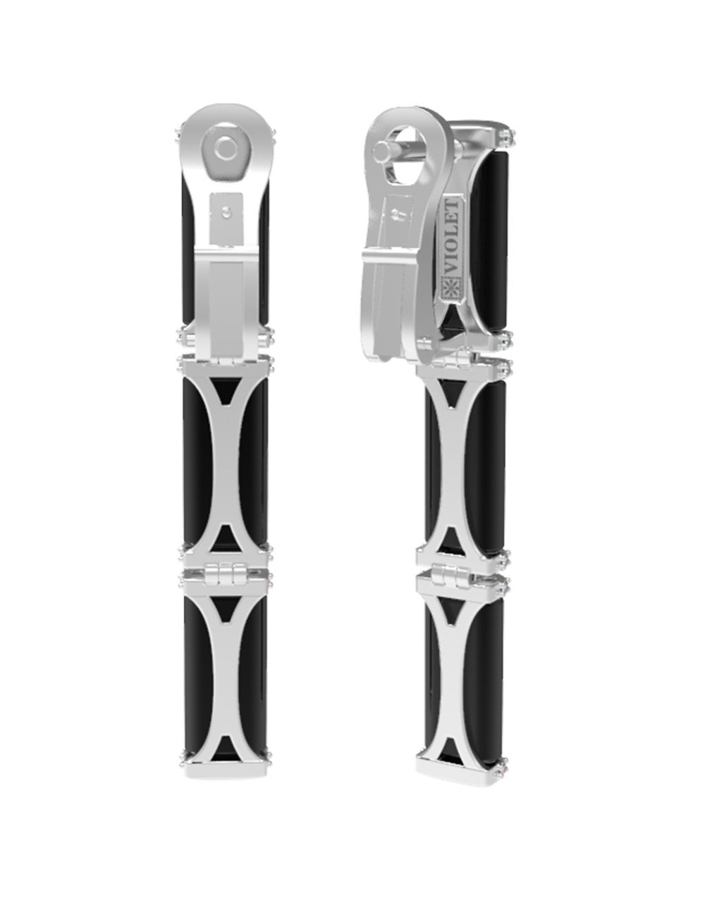 Серьги из белого золота c бриллиантами и ониксом