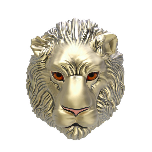 Кольцо из лимонного золота 585 пробы c эмалью