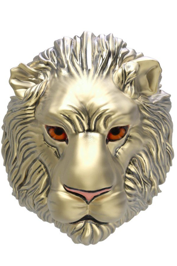 Кольцо из лимонного золота c эмалью