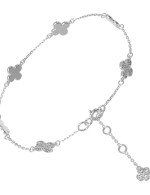 Браслет из белого золота c бриллиантами