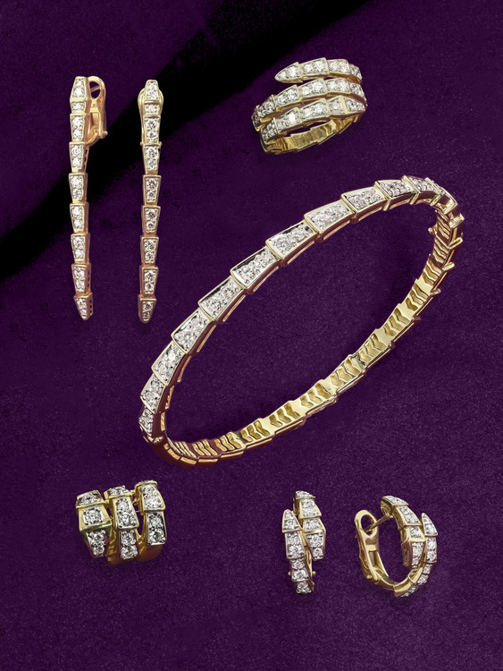 Кольцо из лимонного золота 585 пробы c бриллиантами