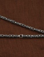 Цепь из белого золота