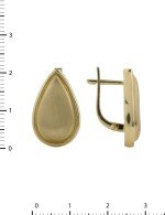 Серьги из лимонного золота