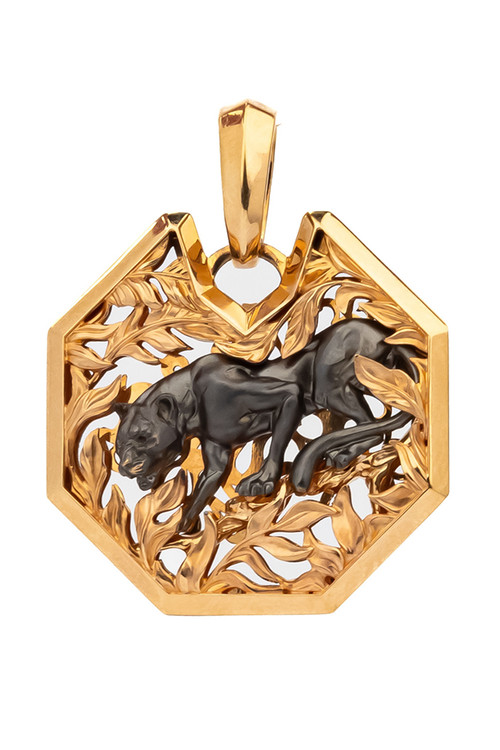 Подвеска из красного золота 585 пробы