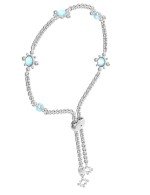 Браслет из белого золота c бирюзой