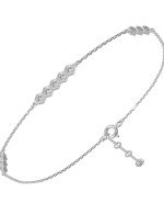 Браслет из белого золота c бриллиантами