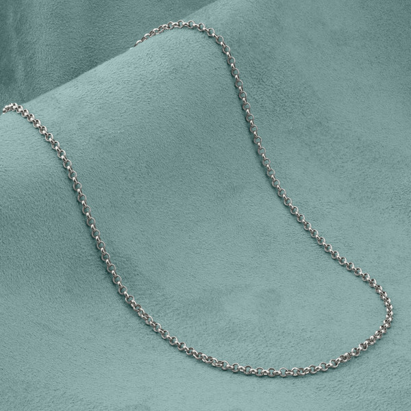 Цепь из белого золота 585 пробы