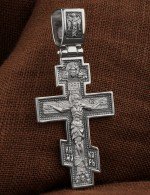 Крест из белого золота