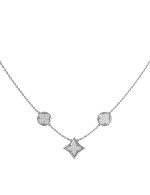 Колье из белого золота c бриллиантами