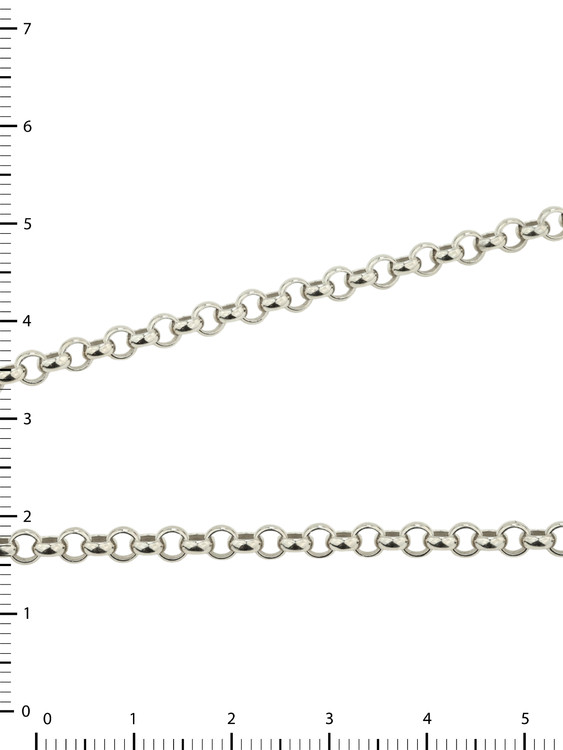 Цепь из белого золота 585 пробы