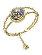 Браслет из лимонного золота c эмалью