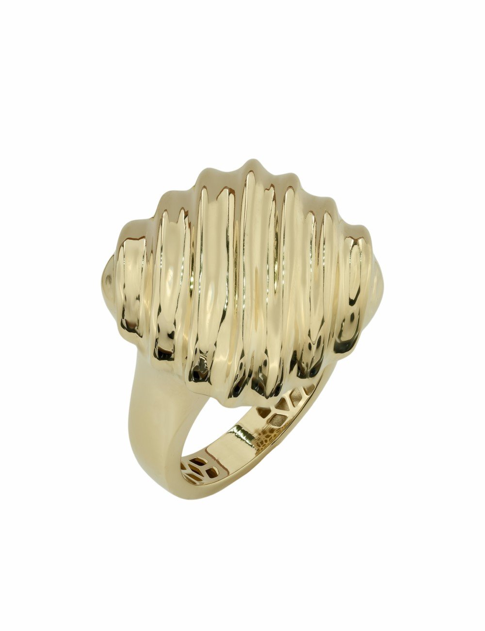 Кольцо из лимонного золота