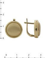 Серьги из лимонного золота