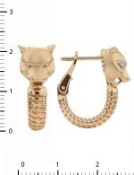 Серьги из золота c бриллиантами