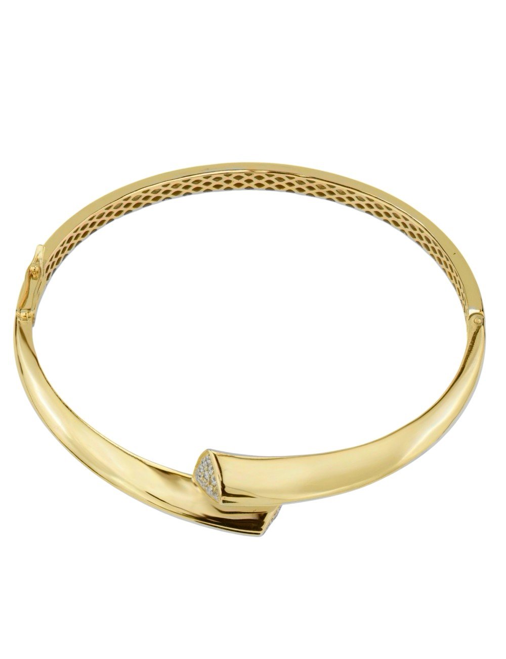 Браслет из лимонного золота c бриллиантами