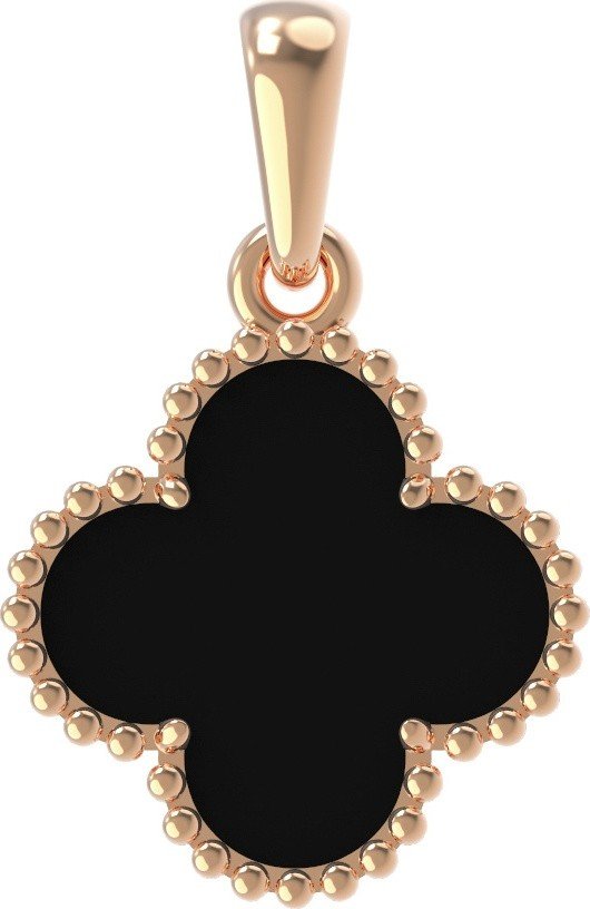 Подвеска из золота c ониксом