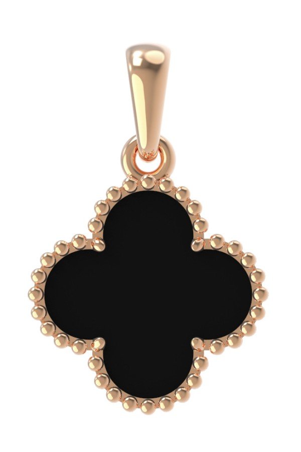 Подвеска из золота c ониксом