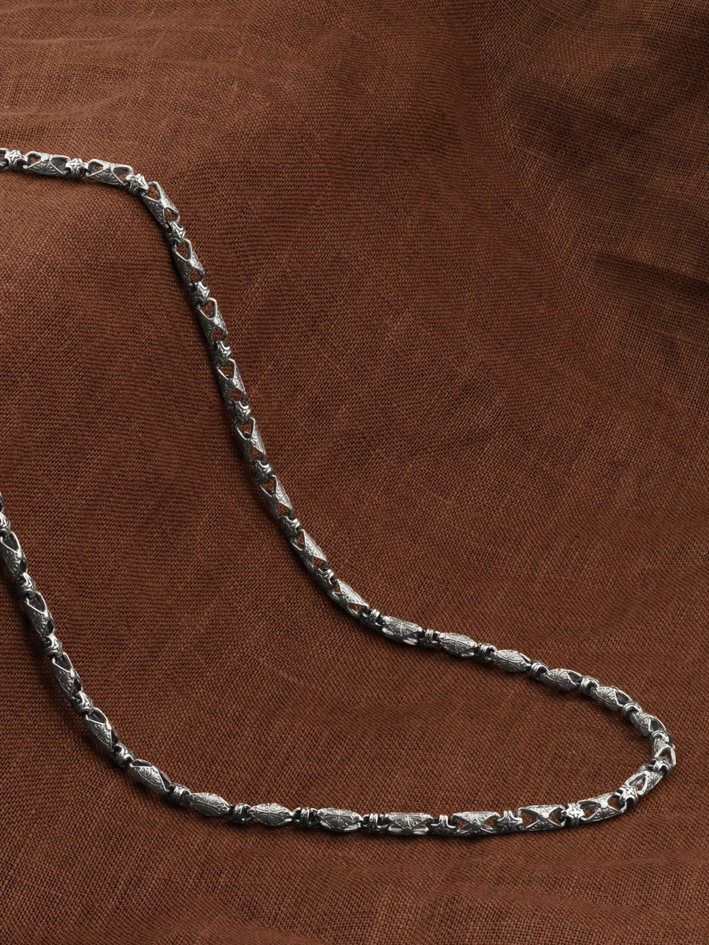 Цепь из белого золота 585 пробы