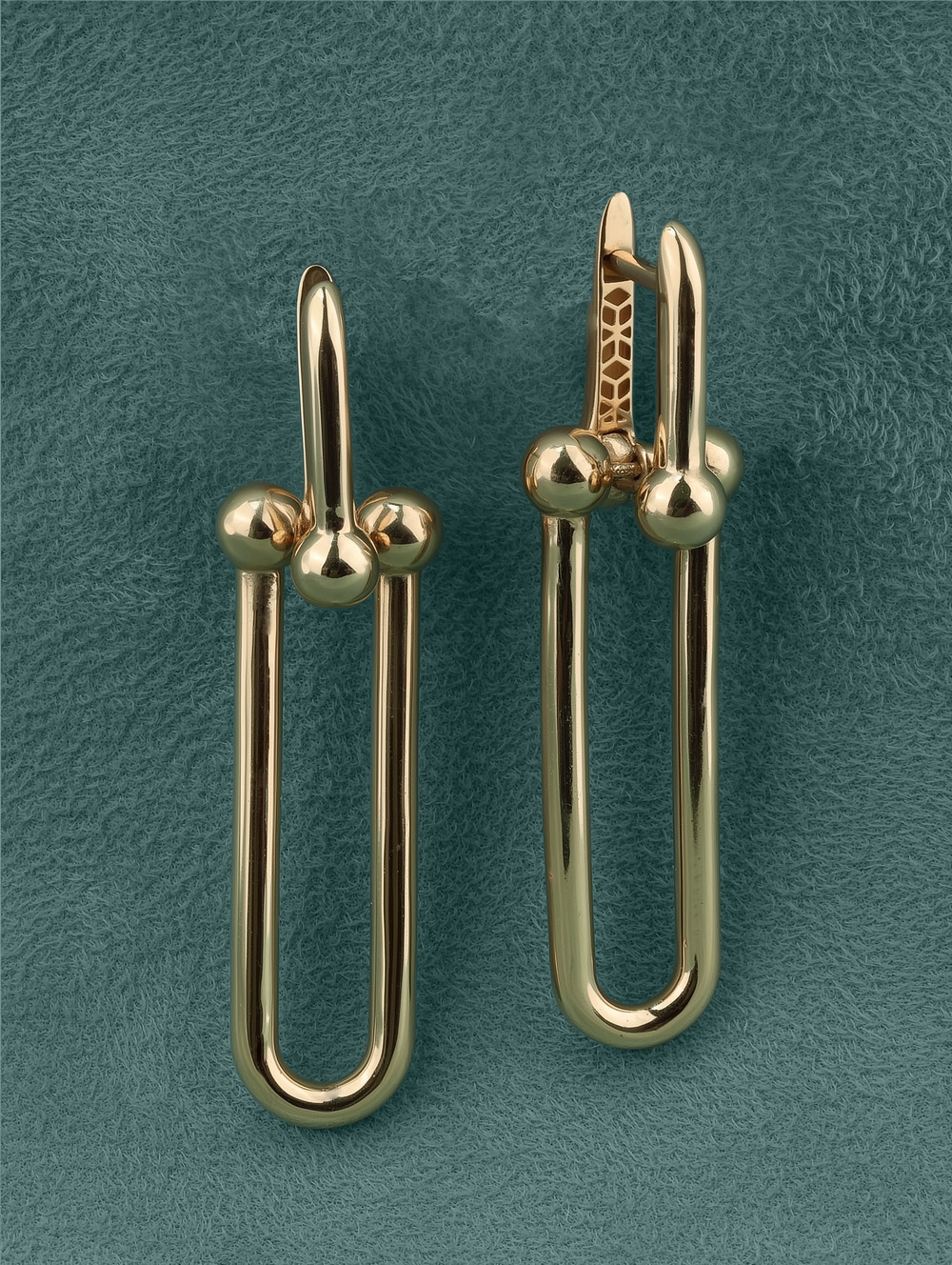 Серьги из красного золота 585 пробы