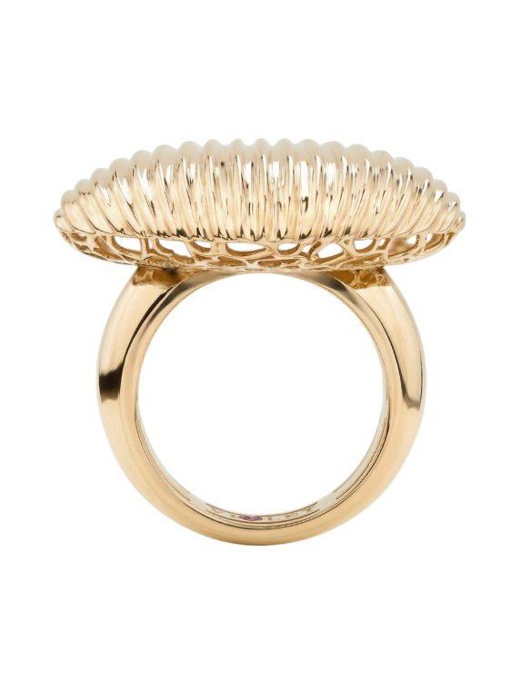 Кольцо из золота c рубином