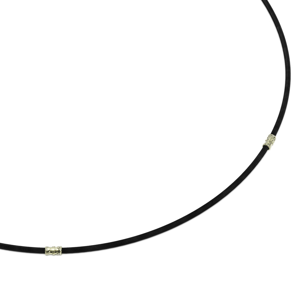 Цепь-шнурок шелк из зелёного золота 585 пробы c шёлковым шнурком