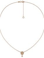 Колье из золота c бриллиантами и перламутром