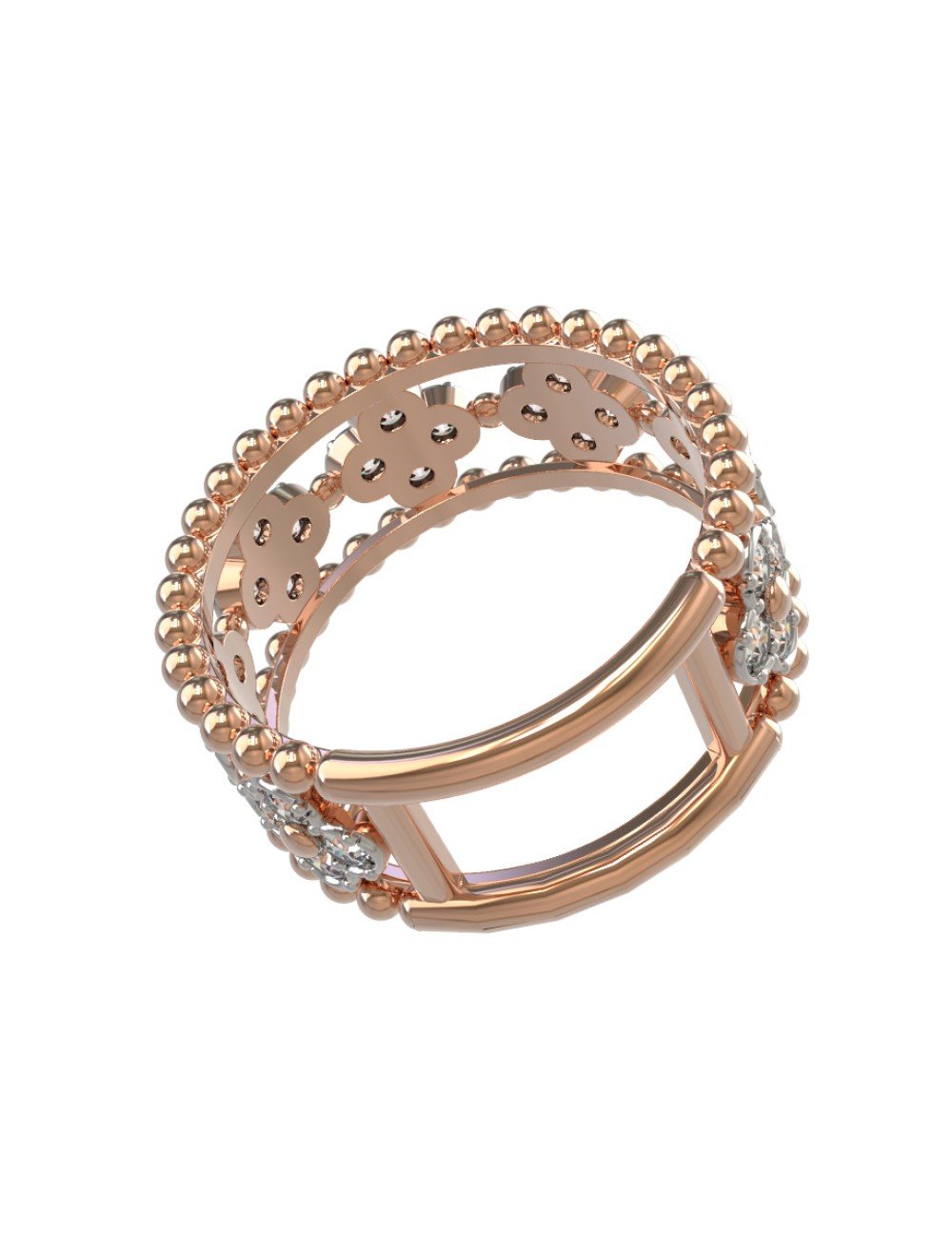 Кольцо из золота c бриллиантами