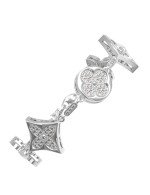 Браслет из белого золота c бриллиантами