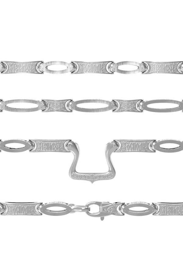 Цепь из белого золота