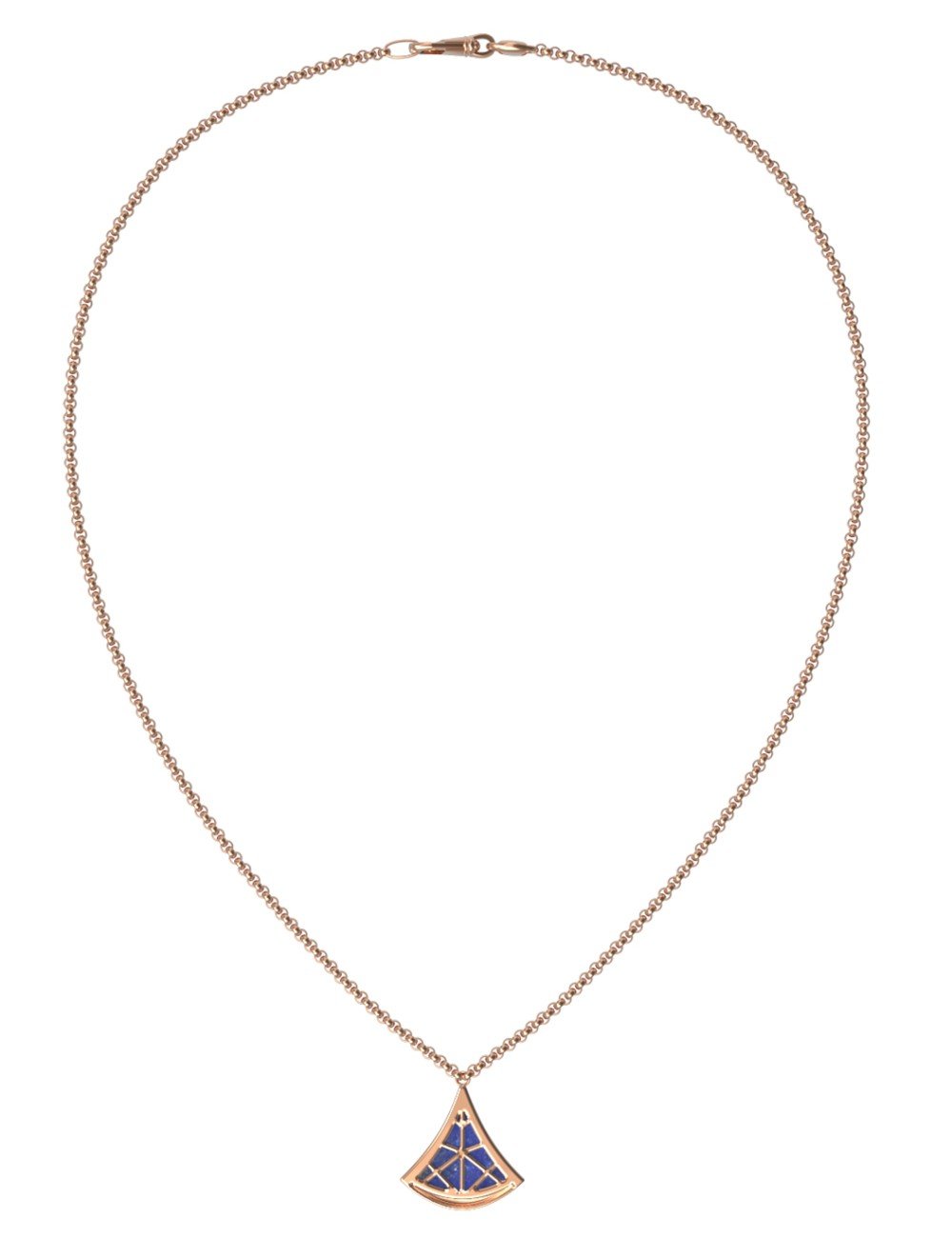 Колье из золота c лазуритом