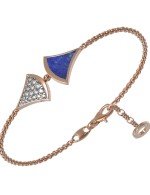 Браслет из золота c бриллиантами и лазуритом